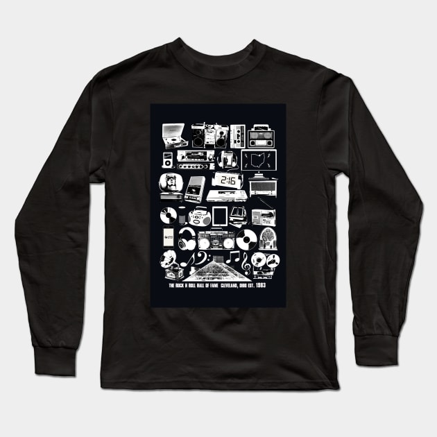 Rock N Roll Hall of Fame Long Sleeve T-Shirt by Blank Canvas CLE